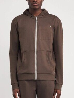 Vuori Coronado Hoodie In Brown